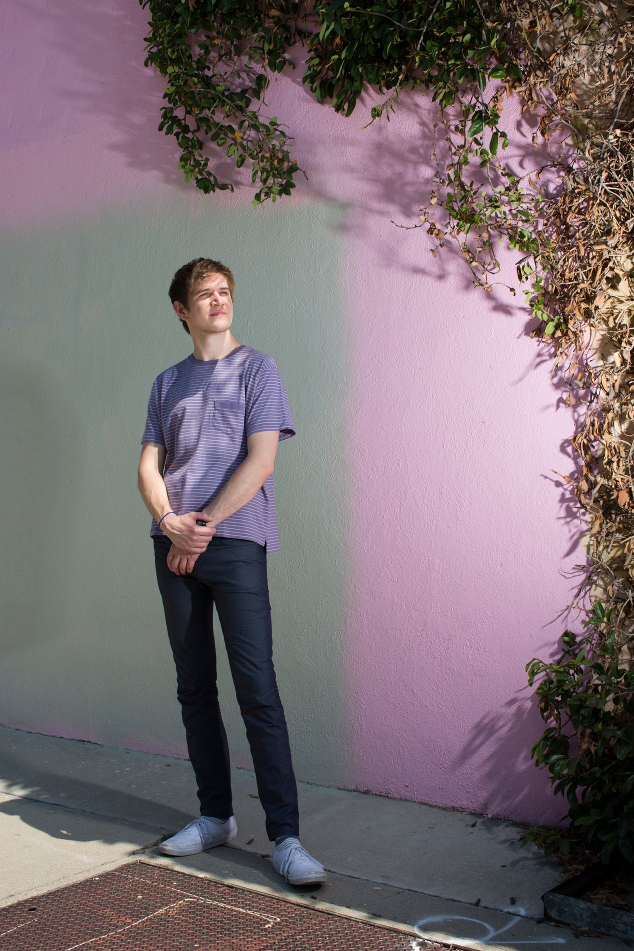 Environmental portrait of actor and comedian Bo Burnham, celebrity photography, Ilona Szwarc, Los Angeles.