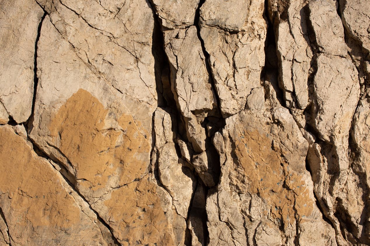 Closeup of a rock formation, editorial photography, Ilona Szwarc, Los Angeles.