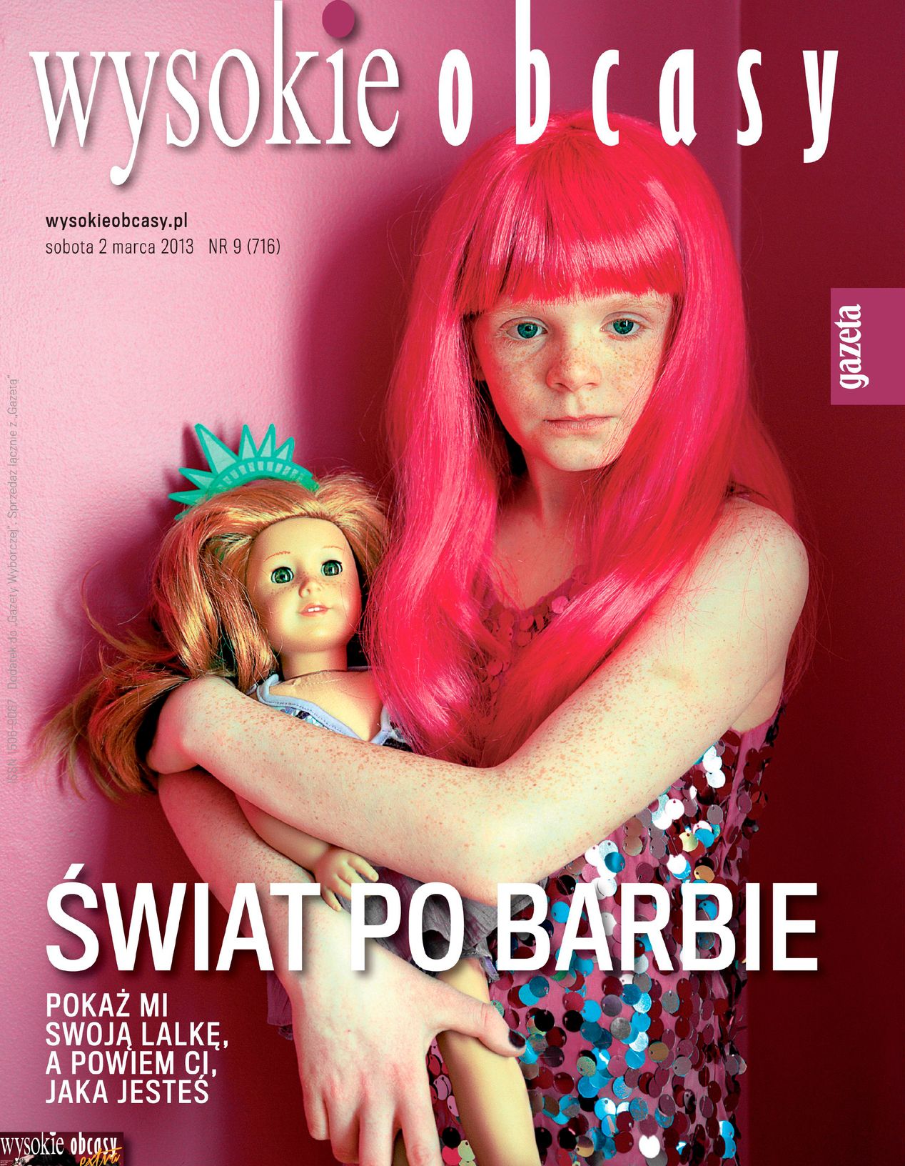 Cover of Wysokie Obcasy, editorial photography, Ilona Szwarc, Los Angeles.